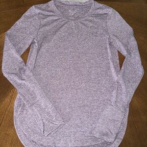 Athleta Threadlight Asymmetrical Long Sleeve Top